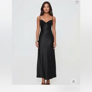 Princess Polly Fadyen Black Maxi Dress